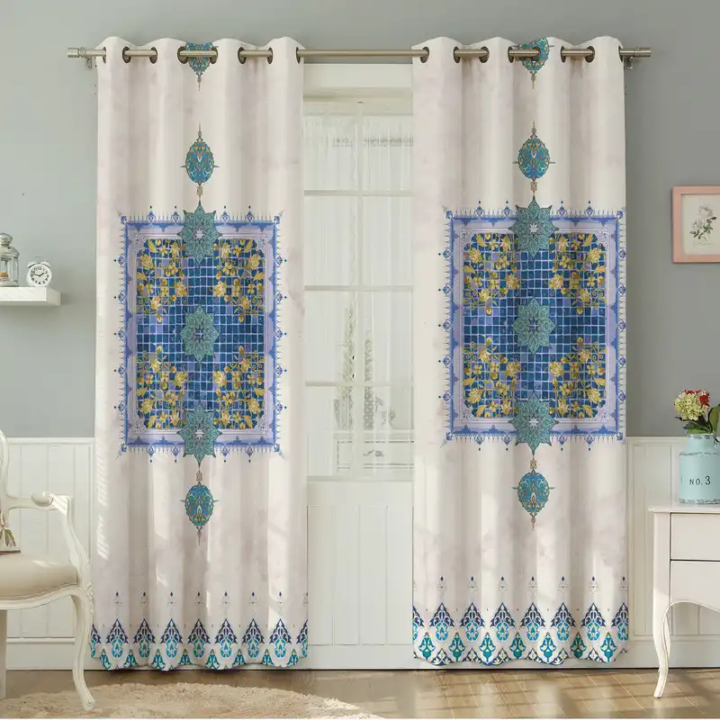 پرده نیروانا طرح مدرن مدل مخمل کد 8411 سایز 140×280 سانتی متر