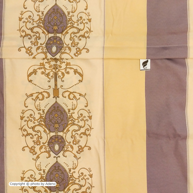 ملحفه تشک مهمان آدنو مدل درباری کد IR101 سایز 90x190 سانتی متر