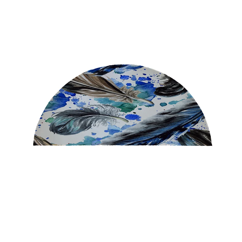 پادری مدل نیم دایره طرح ابروبادی کد 9248 سایز 90×45 سانتی متر