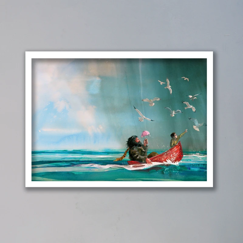 تابلو مدل هری پاتر و هاگرید Harry Potter کد LAG10126