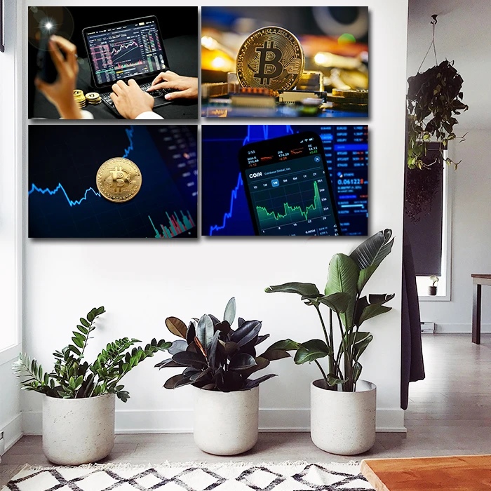 تابلو شاسی مدل ارز دیجیتال بیتکوین کد 04 مجموعه 4 عددی