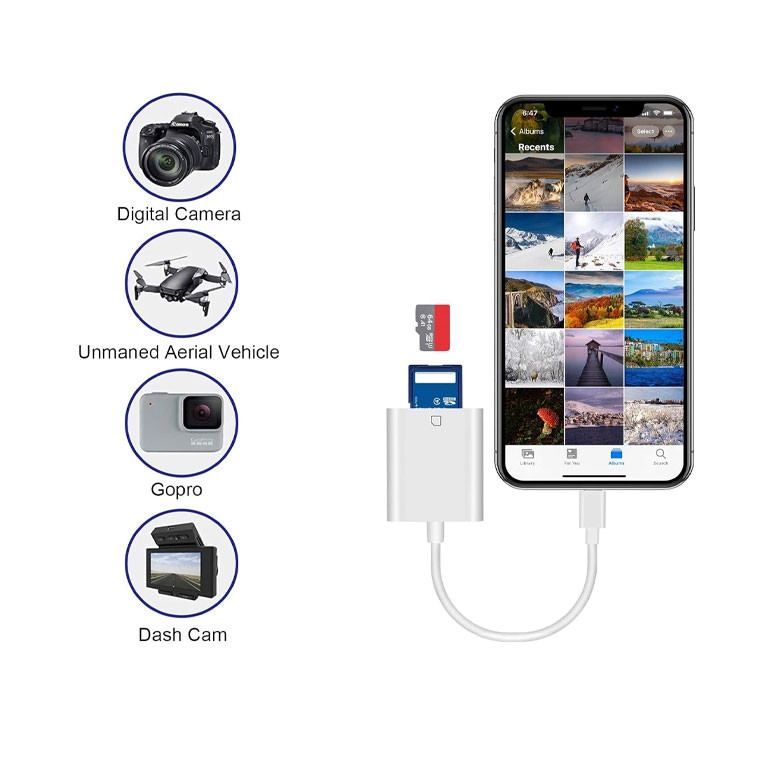 کارت‌خوان مدل OTG Lightning Link