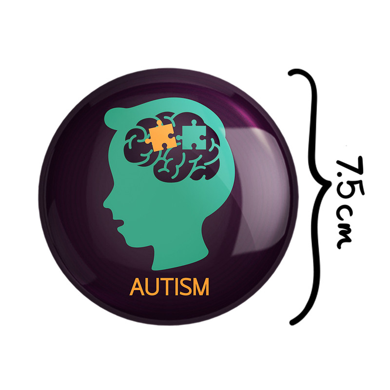 آینه جیبی خندالو طرح اتیسم Autism مدل تاشو کد 26740 آینه جیبی خندالو طرح اتیسم Autism مدل تاشو کد 26740