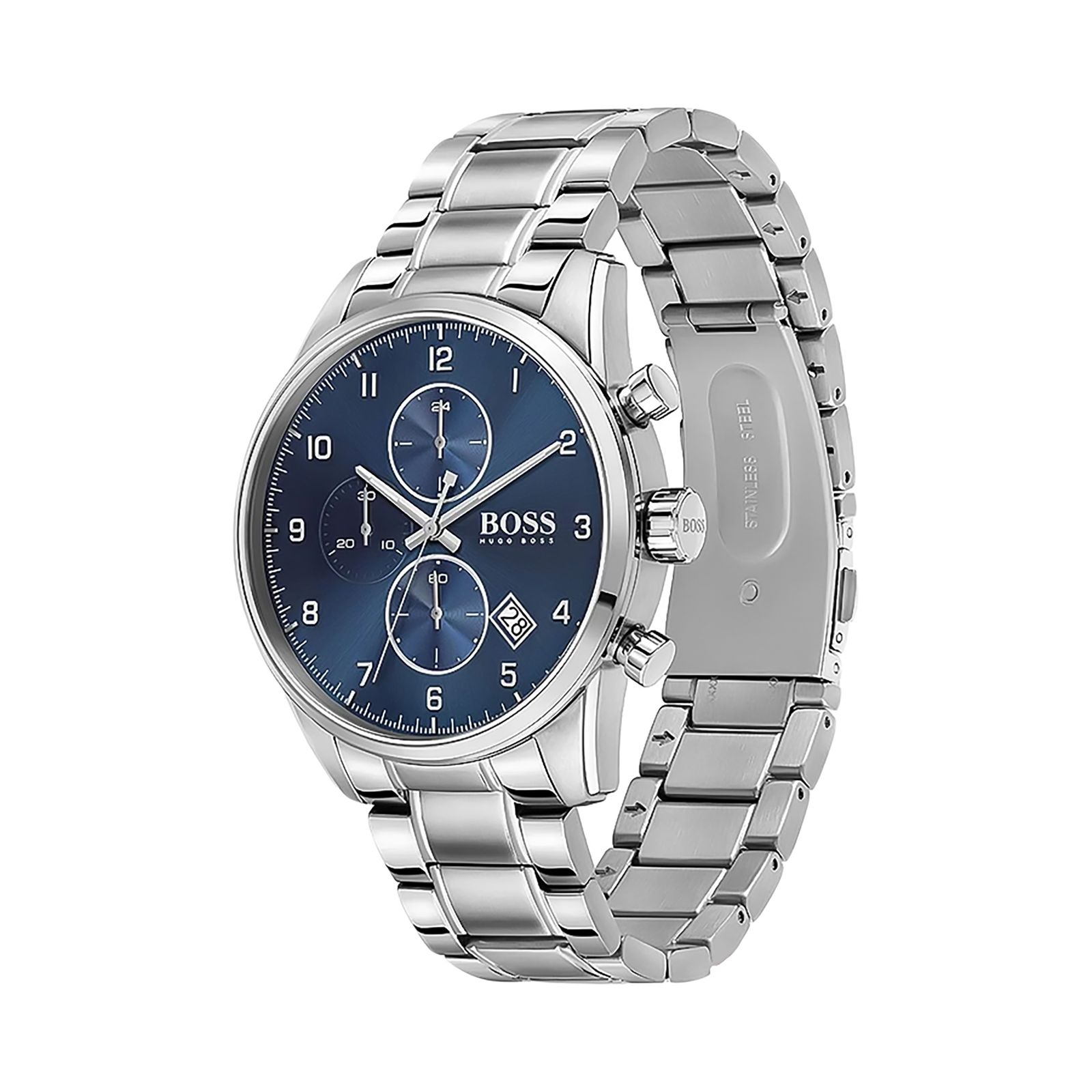 ساعت مچی عقربهای کوارتز مردانه هوگو باس مدل b1513784 - - 5