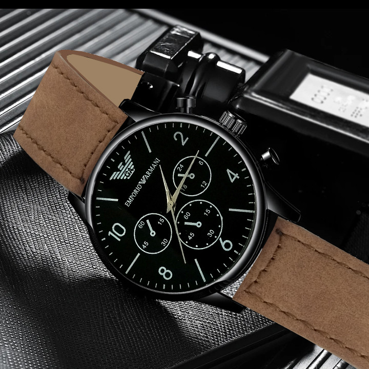 ساعت مچی عقربه‌ای مردانه مدل اسپرت سه موتور کد gh11