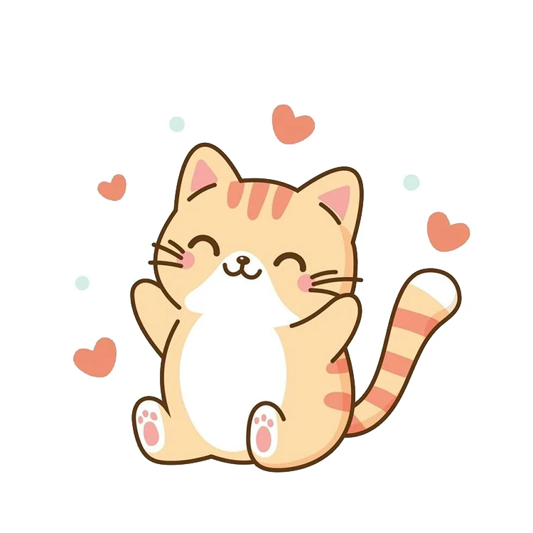 استیکر پارچه و لباس پاد آفرین مدل گربه  کیوت کد 746