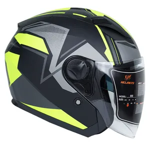 کلاه کاسکت فک متحرک فلش مدل  عینکدار کد K_868 | L |