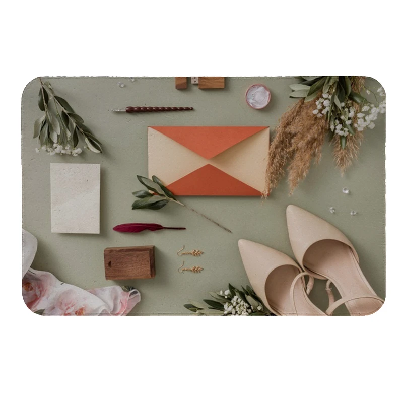 پادری طرح کفش کد 8046 سایز 50 × 70 سانتی متر