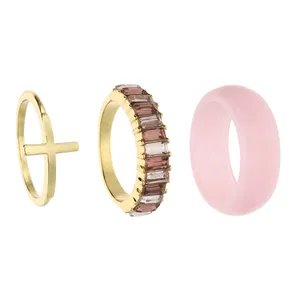 انگشتر زنانه مدل Ana lisa مجموعه 3 عددی