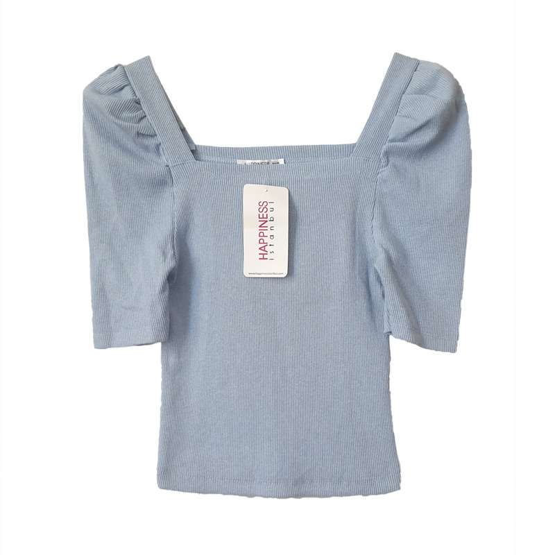 بلوز آستین سه ربع زنانه هپینس استانبول مدل GT00007