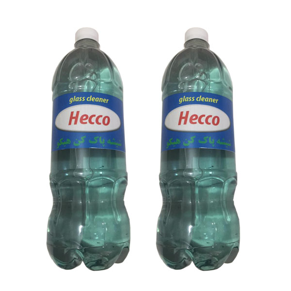 شیشه پاک کن هیکو مدل Hecco حجم 1500 میلی لیتر بسته 2 عددی