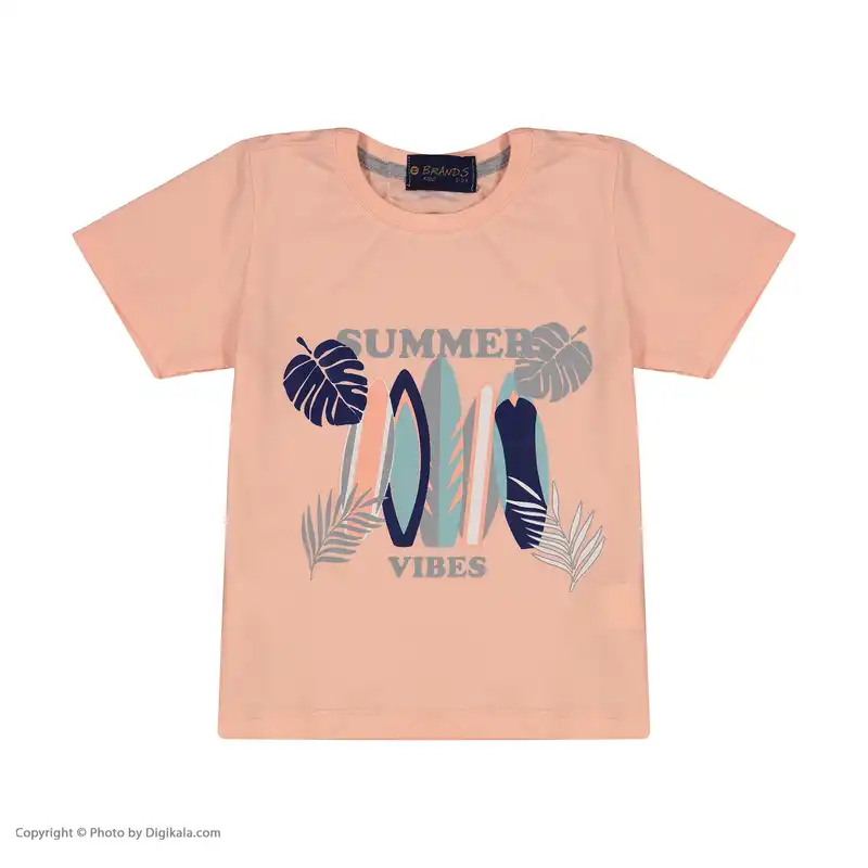 ست تی شرت و شلوارک پسرانه برندس مدل 33057C35