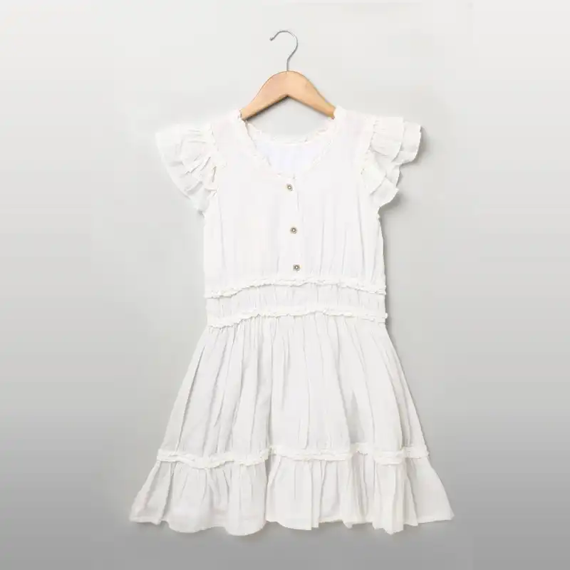 پیراهن دخترانه تیپ ال ا ای آی ال مدل  مجلسی PK-WH-01