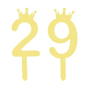 تاپر کیک هانستو مدل عدد 29 کد TPN29 مجموعه 2 عددی