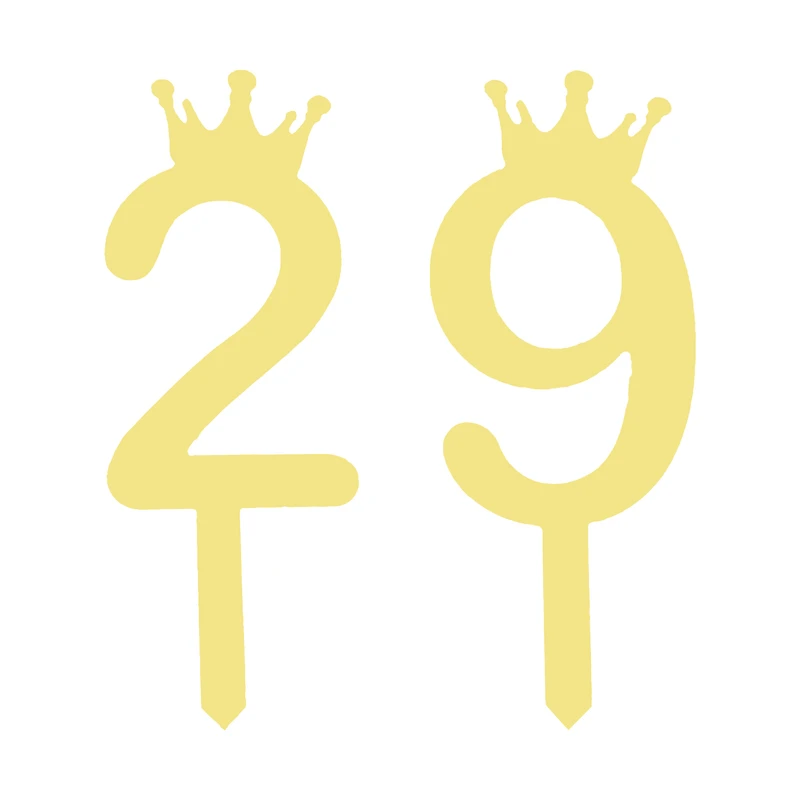 تاپر کیک هانستو مدل عدد 29 کد TPN29 مجموعه 2 عددی