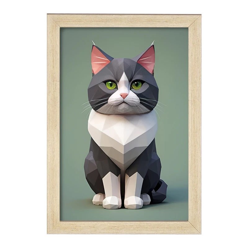 تابلو خندالو مدل گربه کد F12700