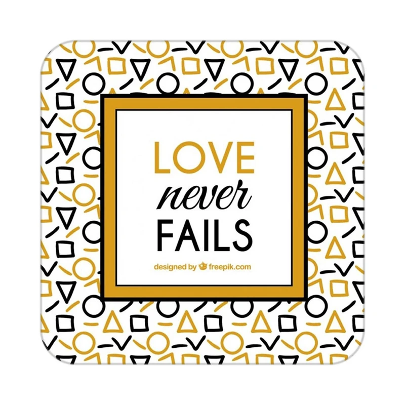 زیر لیوانی کاکتی طرح عاشقانه مدل mp39835