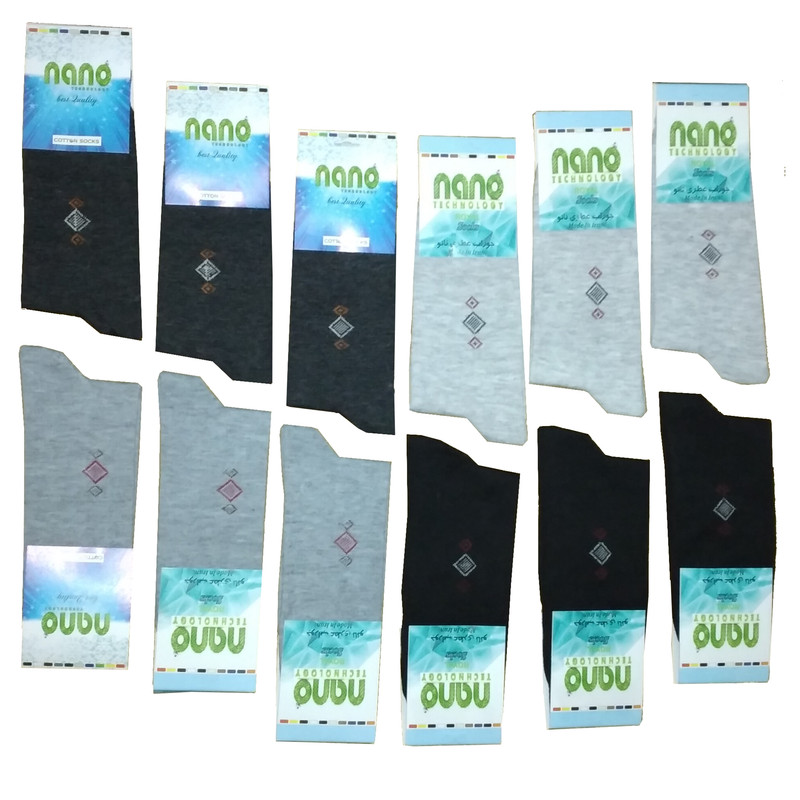 جوراب مردانه مدل AB_32 مجموعه 12 عددی