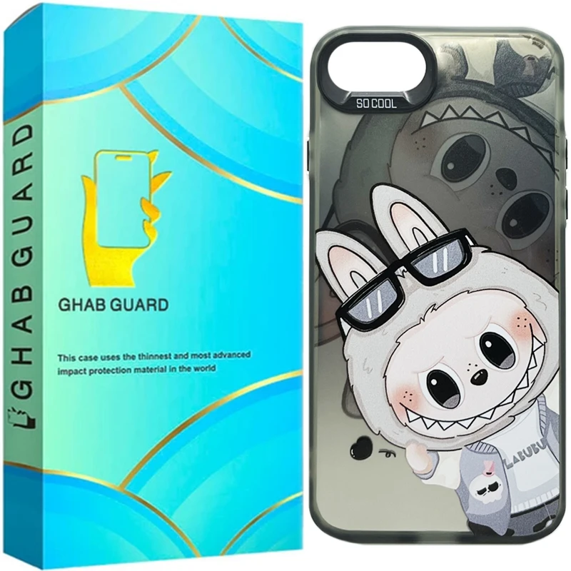 کاور قاب گارد مدل Socool 01 طرح لبوبو مناسب برای گوشی موبایل اپل Iphone 7 / Iphone 8 / Iphone SE 2020