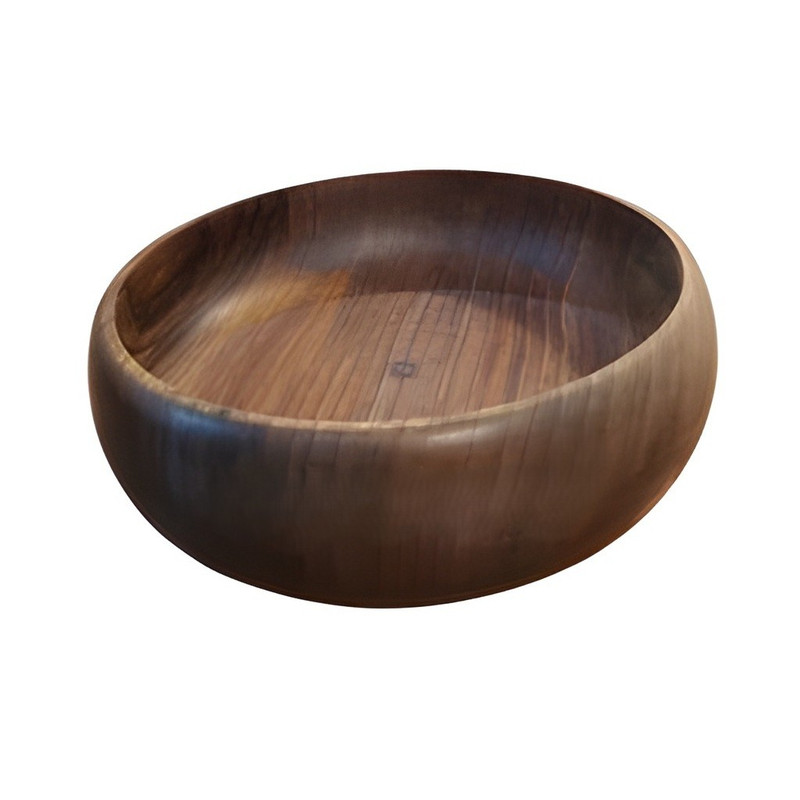 کاسه چوبی مدل گردو خمره ای کد 20