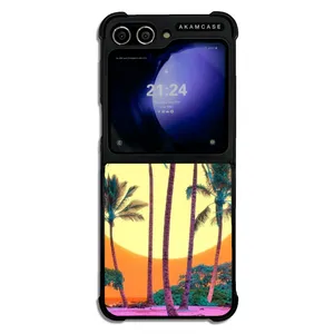 AKAM AMC-WSGZFLIP5-LEAVES-24 Cover For Samsung Galaxy Z Flip 5