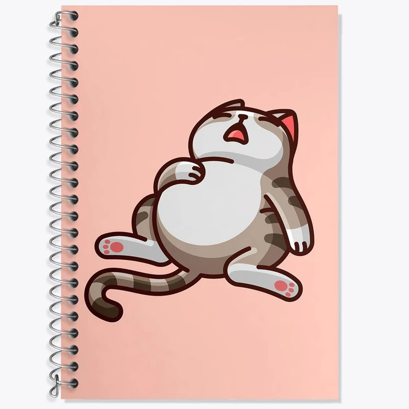 دفتر لغت 50 برگ خندالو مدل  گربه کد 28196