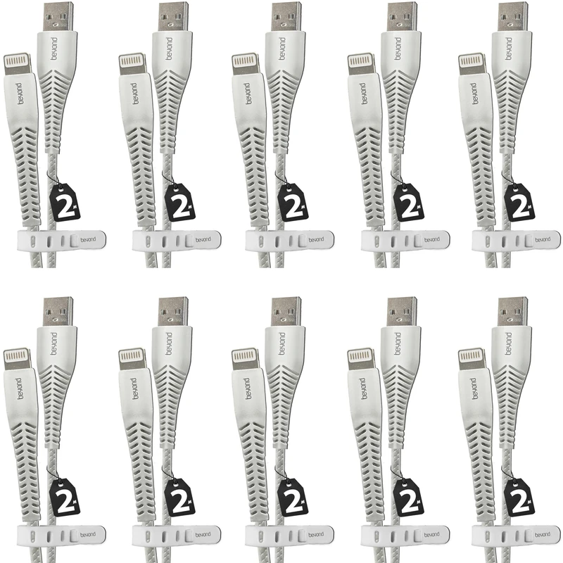 کابل تبدیل USB به لایتنینگ بیاند مدل BUL-302LT CHARGE DATA طول 2متر بسته 10 عددی