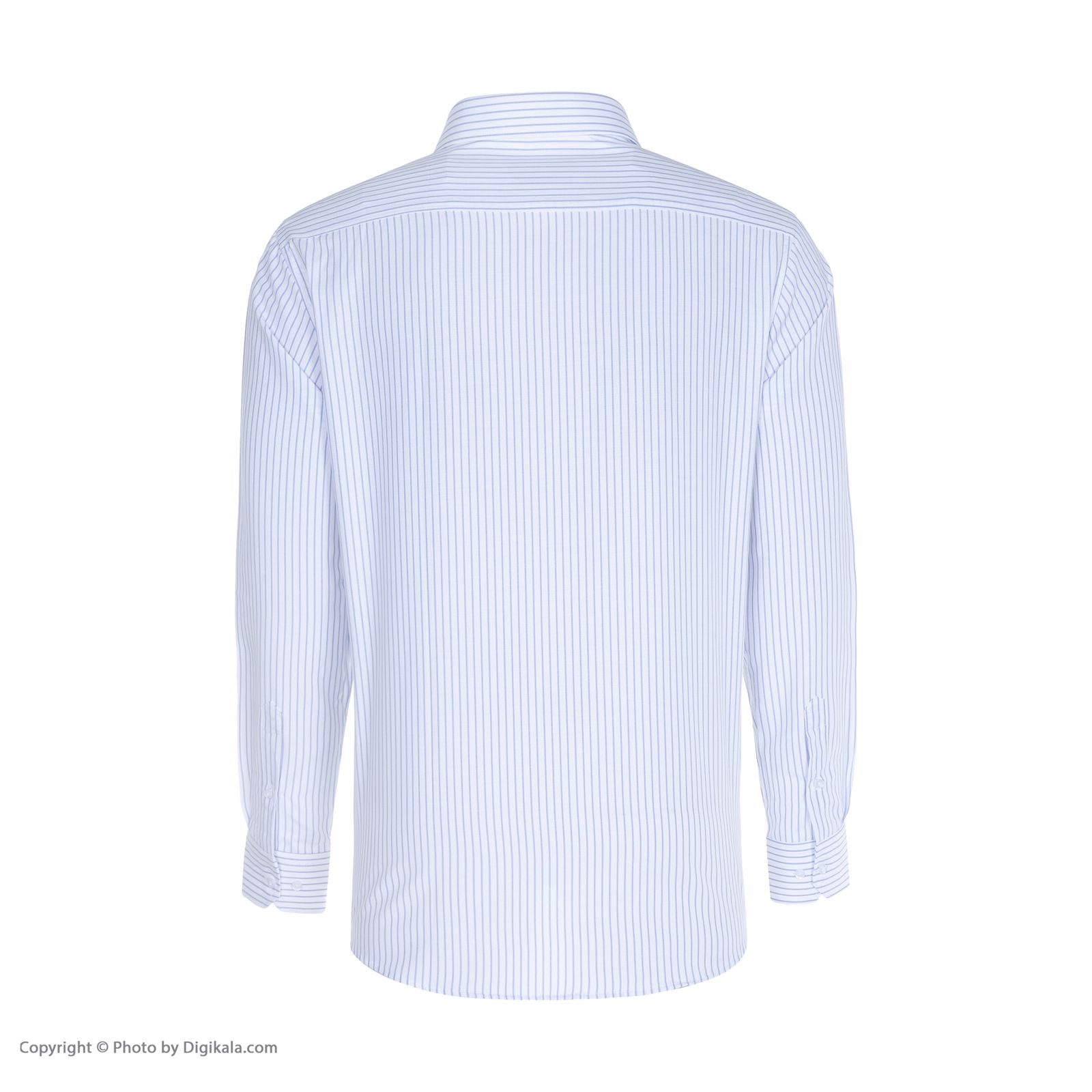 پیراهن آستین بلند مردانه ال سی من مدل 02181291-blue 175 -  - 4