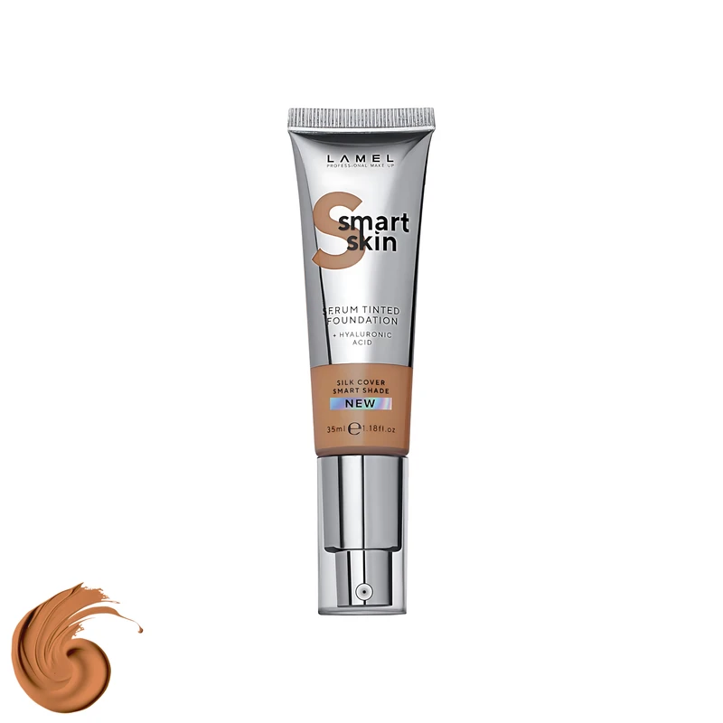 کرم پودر مایع لامل مدل Smart Skin شماره 408 حجم 35 میلی‌لیتر