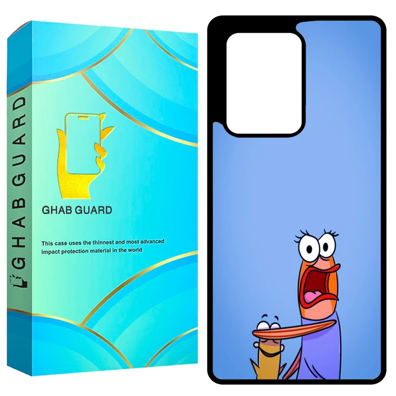 کاور قاب گارد طرح ماهی باب اسفنجی مدل GCHPS20U مناسب برای گوشی موبایل سامسونگ Galaxy S20 Ultra 4G / Galaxy S20 Ultra 5G