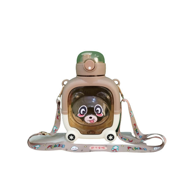 قمقمه کودک مدل خرسی طرح ماشین گنجایش 1 میلی لیتر