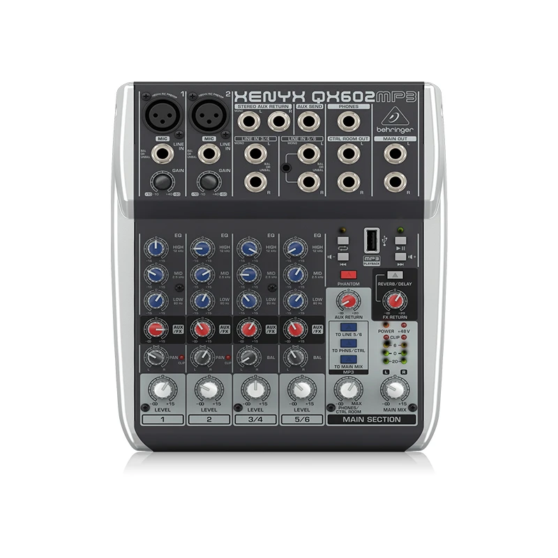 میکسر صدا بهرینگر مدل QX602MP3