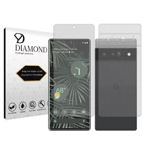 Diamond Tough model matte screen protector suitable for Google Pixel 6 Pro mobile phone along with the back protector 