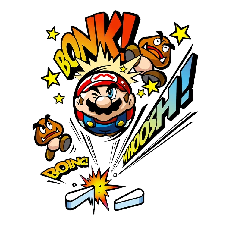 استیکر پارچه و لباس پاد آفرین مدل گیم طرح سوپرماریو کد S3571