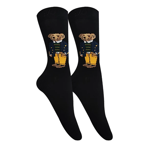 جوراب ساق بلند مردانه تن پوش هنگامه طرح ساده مدل پنبه تدی