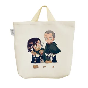 ساک خرید خندالو مدل ساشا و کانی انیمه اتک ان تایتان کد 1493