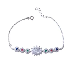     دستبند نقره زنانه بازرگانی میلادی کد DP_233