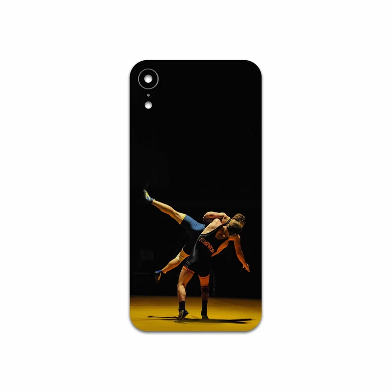 برچسب پوششی ماهوت مدل Wrestling مناسب برای گوشی موبایل اپل iPhone XR