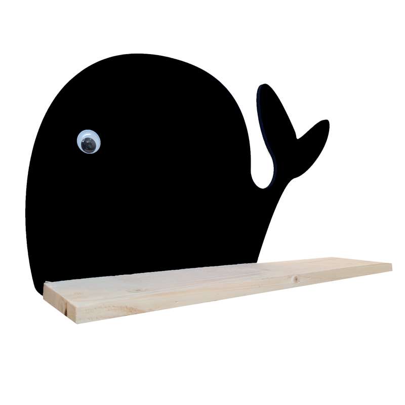 شلف دیواری اتاق کودک مدل نهنگ کد 03