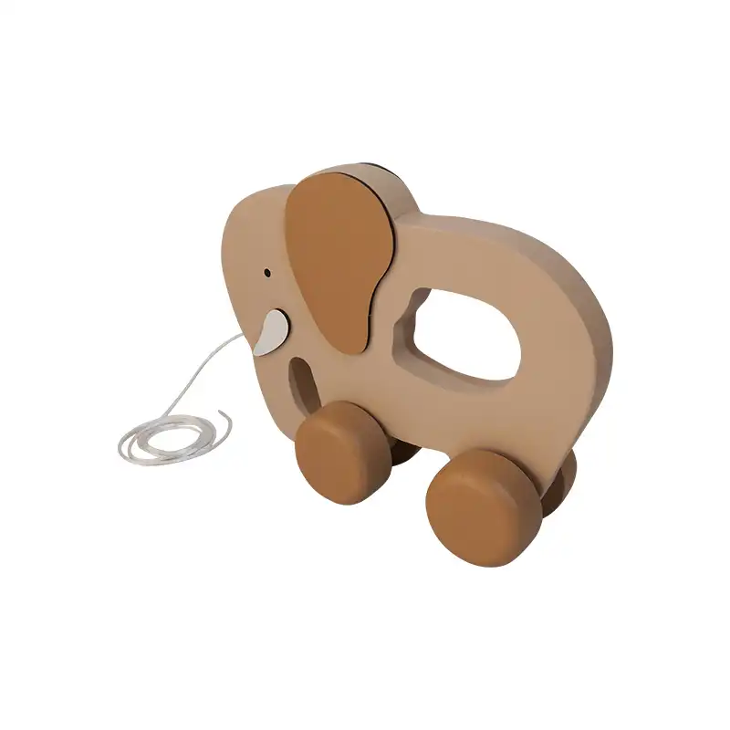 اسباب بازی چوبی مدل فیل ماشینی MKids48-1B