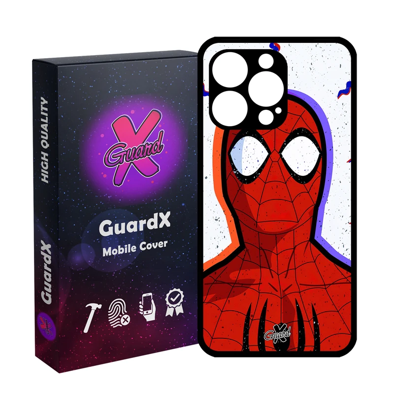 کاور گارد ایکس طرح Spider Man مدل Glass10495 مناسب برای گوشی موبایل اپل iPhone 13 Pro