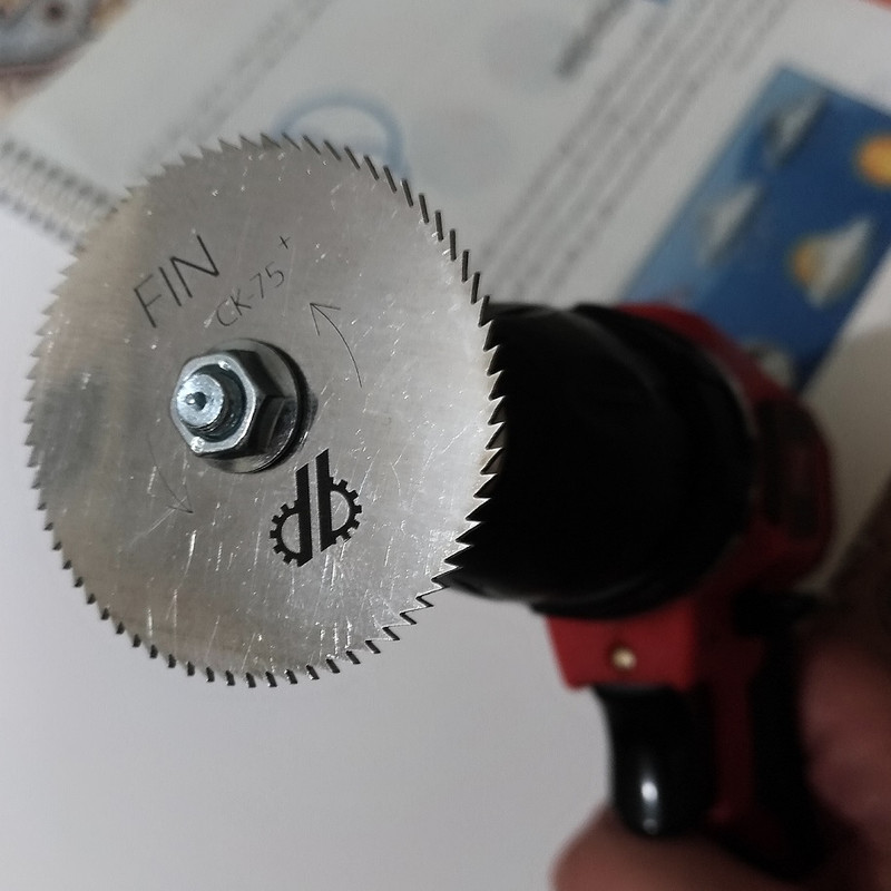 تیغه اره دیسکی مدل FIN 45 بسته دو عددی