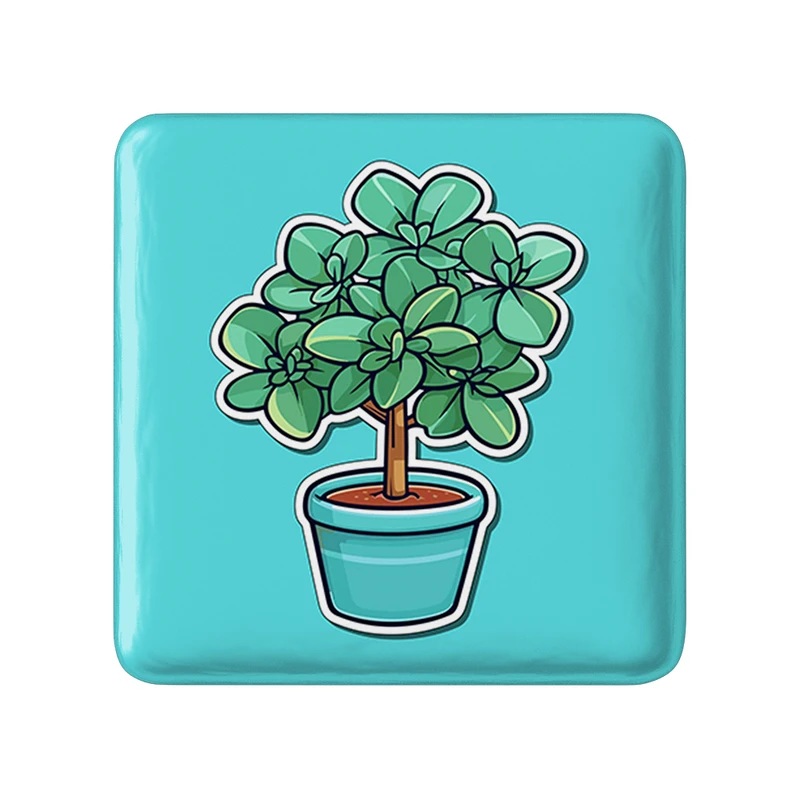 پیکسل خندالو طرح گل و گیاه مدل مربعی کد 36582