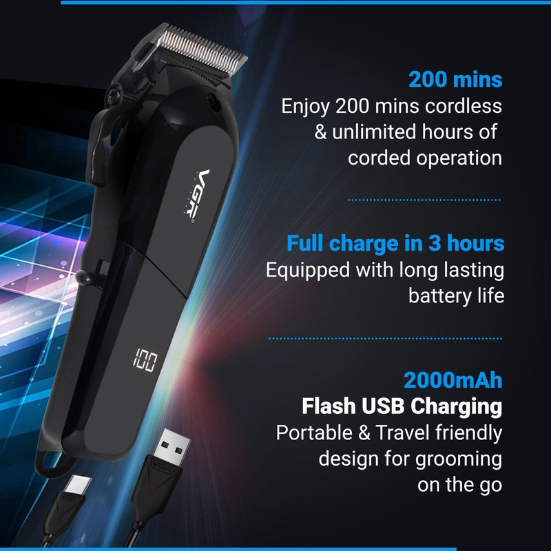 ماشین اصلاح موی سر وی جی ار مدل 118