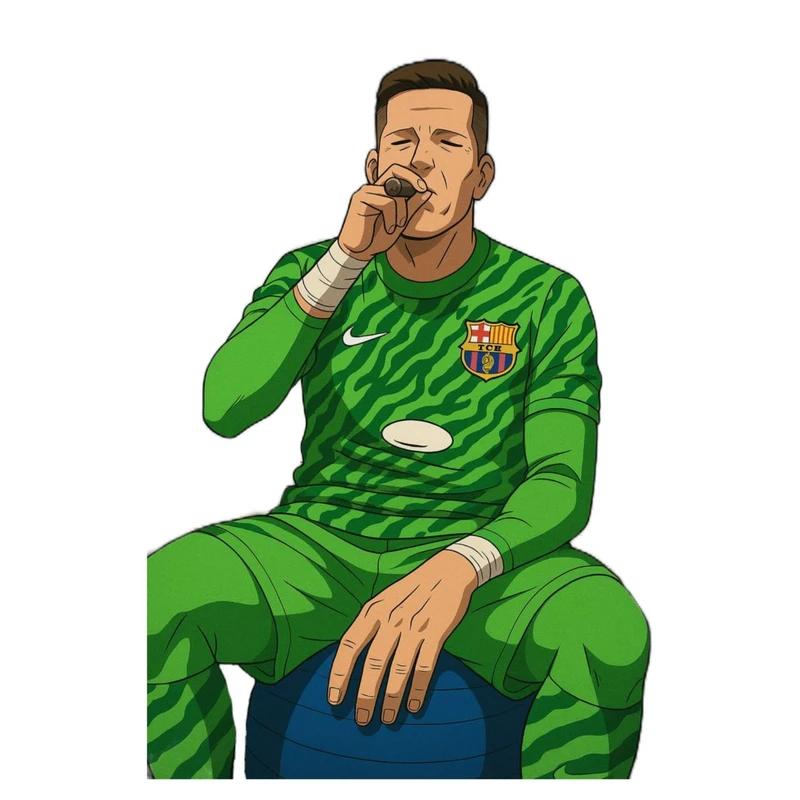 استیکر پارچه و لباس پاد آفرین مدل کارتونی فوتبالی ویچیک ژسنی جذاب کد 1813