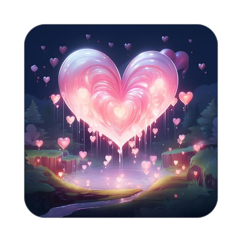 زیر لیوانی کاکتی مدل عاشقانه کد mp11020