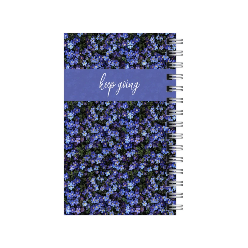 دفترچه یادداشت 50 برگ طرح انگیزشی با گل بنفشه مدل to do list کد 6318083