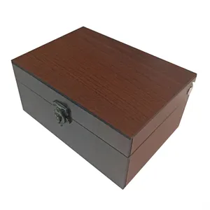 جعبه هدیه چوبی طرح مستطیل مدل B1066