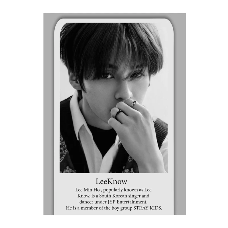 پوستر مدل استری کیدز Stray kids طرح لینو Leeknow کد 307