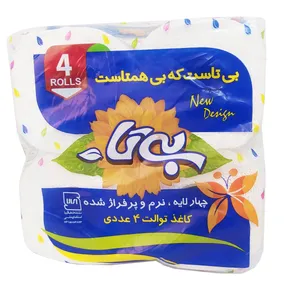دستمال توالت  بیتا مدل یونیک بسته 4 عددی